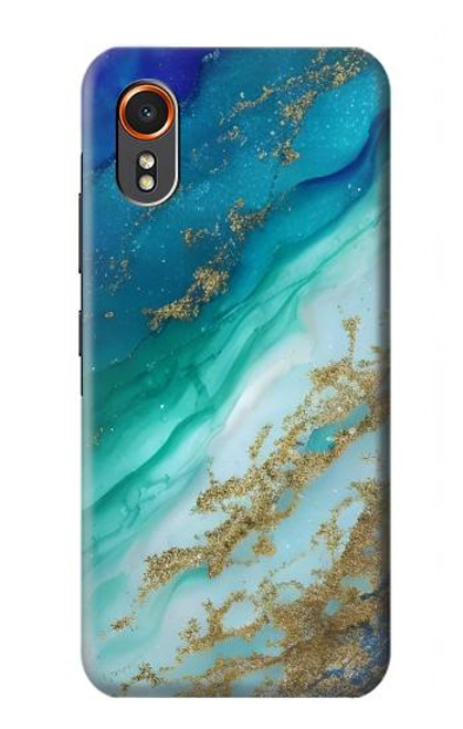 S3920 Abstract Ocean Blue Color Mixed Emerald Case For Samsung Galaxy XCover7