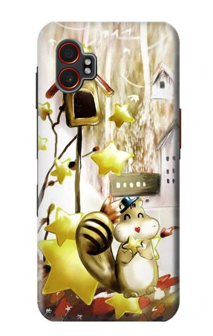 S0109 Cute Squirrel Cartoon Case For Samsung Galaxy XCover7 Pro