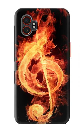 S0493 Music Note Burn Case For Samsung Galaxy XCover7 Pro