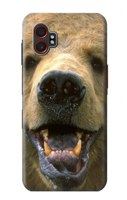 S0840 Grizzly Bear Face Case For Samsung Galaxy XCover7 Pro