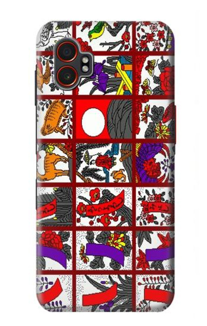 S1923 Hanafuda Japanese Flower Card Case For Samsung Galaxy XCover7 Pro