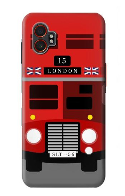 S2058 England British Double Decker Bus Case For Samsung Galaxy XCover7 Pro