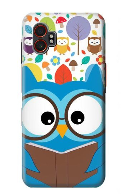 S2521 Cute Nerd Owl Cartoon Case For Samsung Galaxy XCover7 Pro