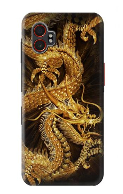 S2804 Chinese Gold Dragon Printed Case For Samsung Galaxy XCover7 Pro