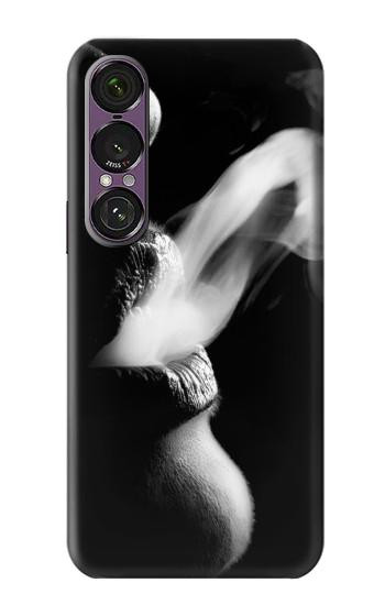 S0917 Sexy Lip Girl Smoking Case For Sony Xperia 1 VII