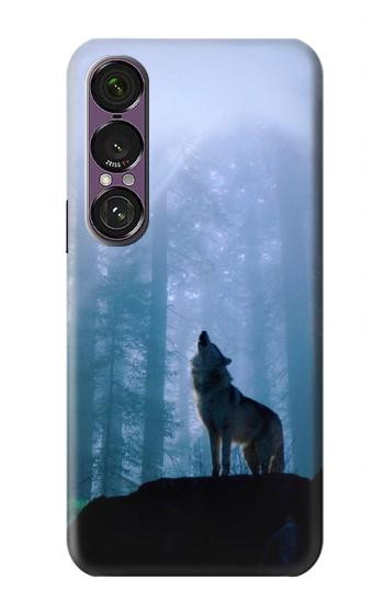 S0935 Wolf Howling in Forest Case For Sony Xperia 1 VII