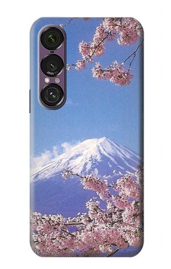 S1060 Mount Fuji Sakura Cherry Blossom Case For Sony Xperia 1 VII