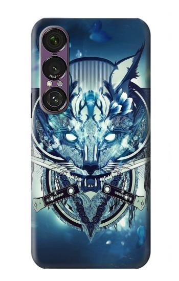S1135 Wolf with knives Rock Case For Sony Xperia 1 VII