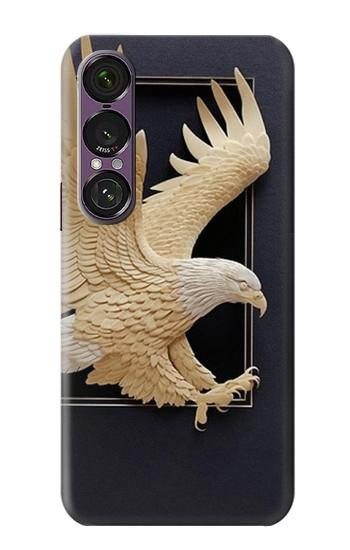 S1383 Paper Sculpture Eagle Case For Sony Xperia 1 VII