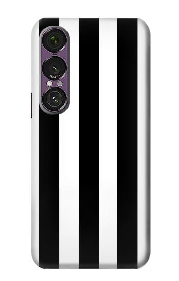 S2297 Black and White Vertical Stripes Case For Sony Xperia 1 VII