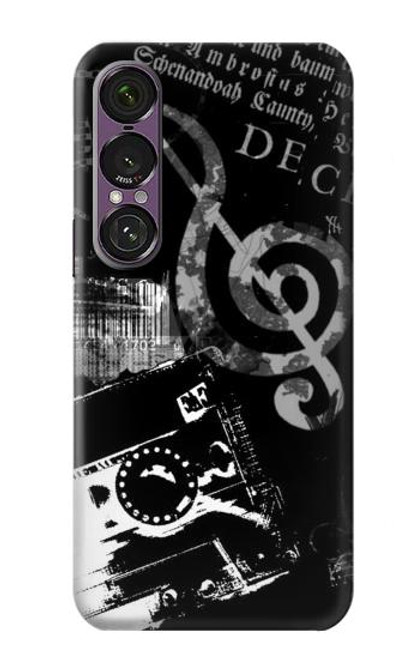S3197 Music Cassette Note Case For Sony Xperia 1 VII