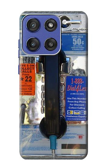 S0087 Payphone Case For Motorola Moto G Stylus 5G (2025,2026), Edge 60 Stylus