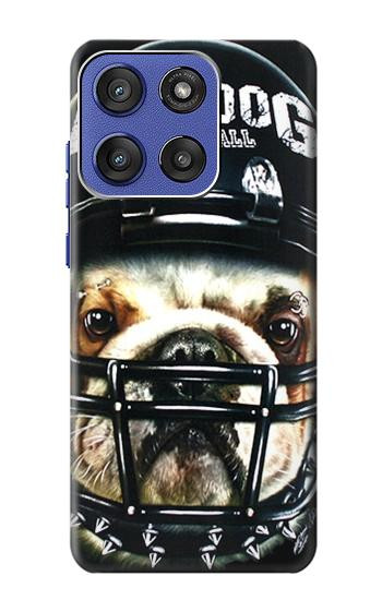 S0098 Bulldog American Football Case For Motorola Moto G Stylus 5G (2025,2026), Edge 60 Stylus