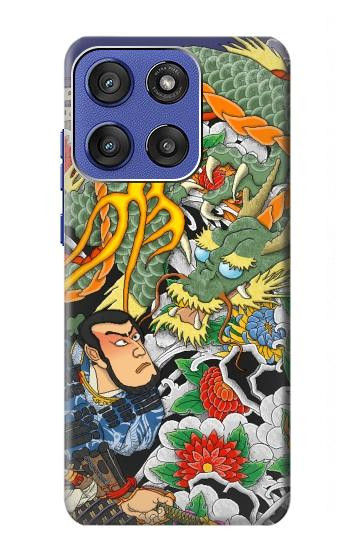 S0454 Japan Tattoo Case For Motorola Moto G Stylus 5G (2025), Edge 60 Stylus