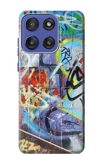 S0588 Wall Graffiti Case For Motorola Moto G Stylus 5G (2025,2026), Edge 60 Stylus