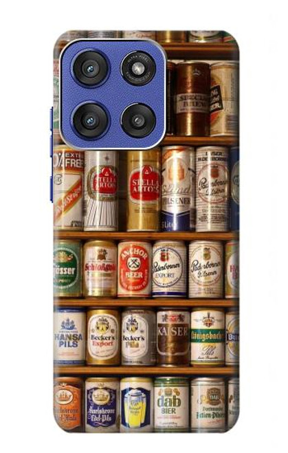 S0983 Beer Cans Collection Case For Motorola Moto G Stylus 5G (2025), Edge 60 Stylus