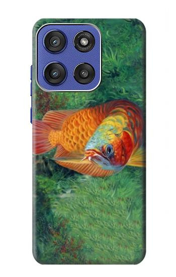 S1157 Red Arowana Fish Case For Motorola Moto G Stylus 5G (2025,2026), Edge 60 Stylus
