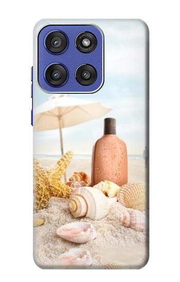 S1425 Seashells on The Beach Case For Motorola Moto G Stylus 5G (2025,2026), Edge 60 Stylus