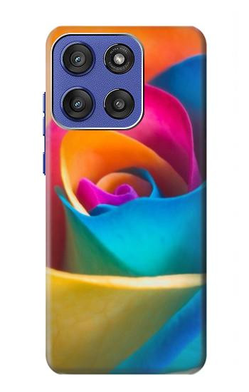 S1671 Rainbow Colorful Rose Case For Motorola Moto G Stylus 5G (2025,2026), Edge 60 Stylus
