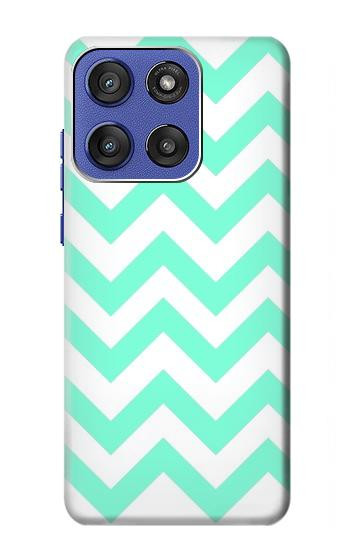 S1723 Mint Chevron Zigzag Case For Motorola Moto G Stylus 5G (2025,2026), Edge 60 Stylus