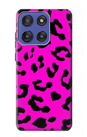 S1850 Pink Leopard Pattern Case For Motorola Moto G Stylus 5G (2025,2026), Edge 60 Stylus