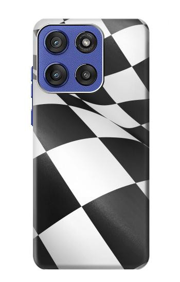 S2408 Checkered Winner Flag Case For Motorola Moto G Stylus 5G (2025), Edge 60 Stylus