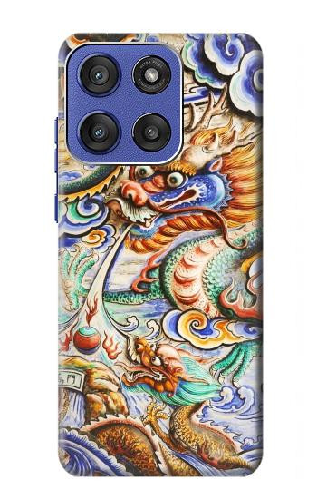 S2584 Traditional Chinese Dragon Art Case For Motorola Moto G Stylus 5G (2025), Edge 60 Stylus
