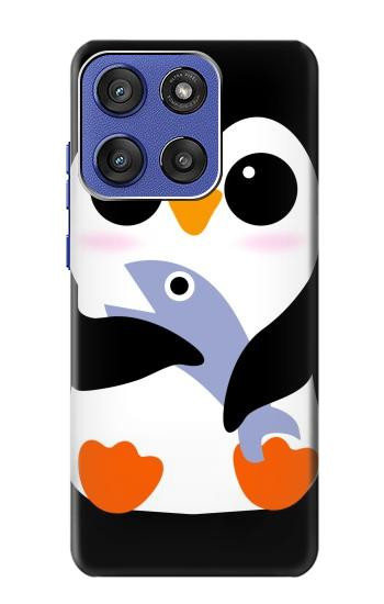 S2631 Cute Baby Penguin Case For Motorola Moto G Stylus 5G (2025), Edge 60 Stylus