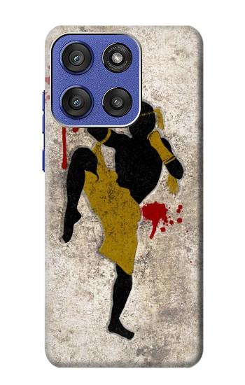 S2635 Muay Thai Kickboxing Fight Blood Case For Motorola Moto G Stylus 5G (2025), Edge 60 Stylus