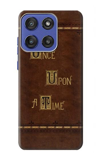 S2643 Once Upon A Time Book Case For Motorola Moto G Stylus 5G (2025,2026), Edge 60 Stylus