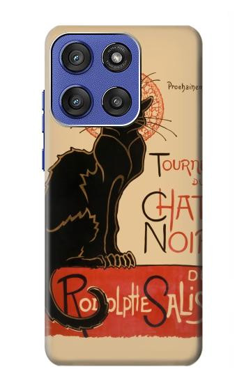 S2739 Chat Noir Black Cat Vintage Case For Motorola Moto G Stylus 5G (2025), Edge 60 Stylus