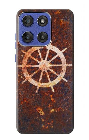 S2766 Ship Wheel Rusty Texture Case For Motorola Moto G Stylus 5G (2025), Edge 60 Stylus