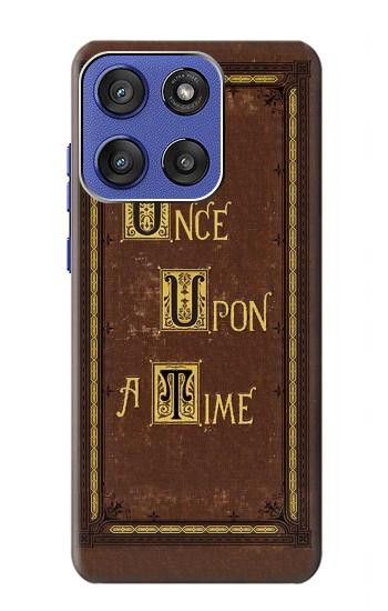 S2824 Once Upon a Time Book Cover Case For Motorola Moto G Stylus 5G (2025), Edge 60 Stylus