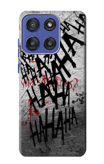 S3073 Joker Hahaha Blood Splash Case For Motorola Moto G Stylus 5G (2025), Edge 60 Stylus
