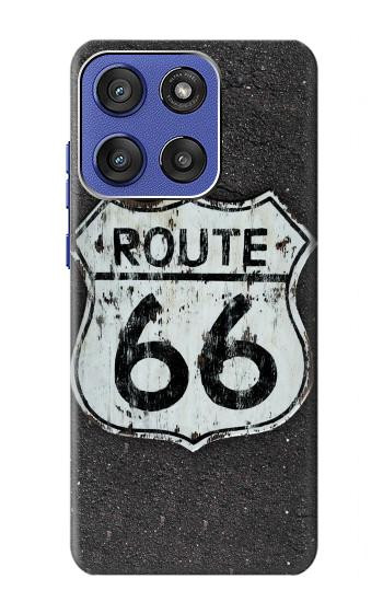 S3207 Route 66 Sign Case For Motorola Moto G Stylus 5G (2025,2026), Edge 60 Stylus