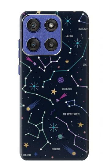 S3220 Star Map Zodiac Constellations Case For Motorola Moto G Stylus 5G (2025,2026), Edge 60 Stylus