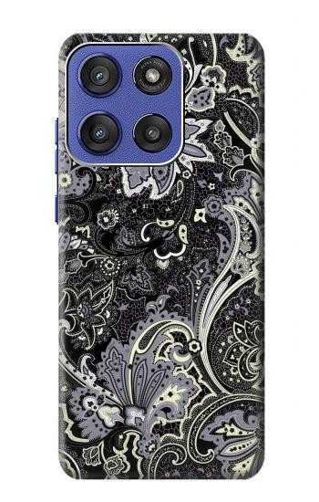 S3251 Batik Flower Pattern Case For Motorola Moto G Stylus 5G (2025,2026), Edge 60 Stylus