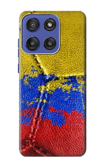 S3306 Colombia Flag Vintage Football Graphic Case For Motorola Moto G Stylus 5G (2025,2026), Edge 60 Stylus
