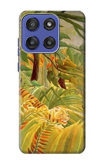 S3344 Henri Rousseau Tiger in a Tropical Storm Case For Motorola Moto G Stylus 5G (2025), Edge 60 Stylus