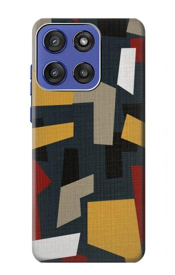 S3386 Abstract Fabric Texture Case For Motorola Moto G Stylus 5G (2025,2026), Edge 60 Stylus