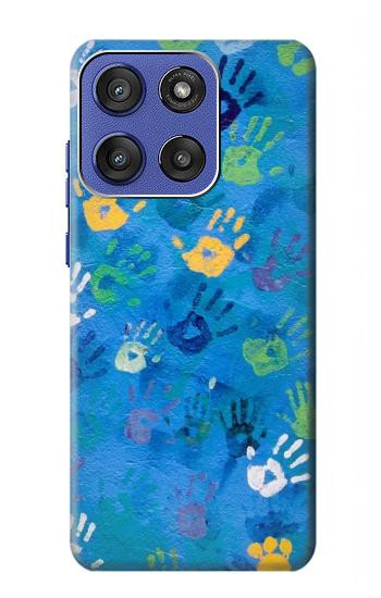 S3403 Hand Print Case For Motorola Moto G Stylus 5G (2025,2026), Edge 60 Stylus