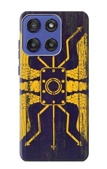 S3546 Roman Shield Blue Case For Motorola Moto G Stylus 5G (2025,2026), Edge 60 Stylus