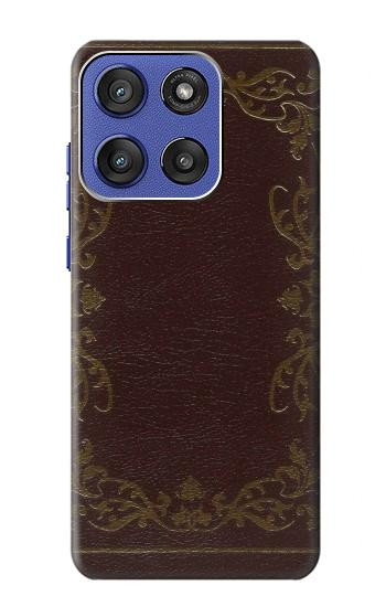 S3553 Vintage Book Cover Case For Motorola Moto G Stylus 5G (2025,2026), Edge 60 Stylus