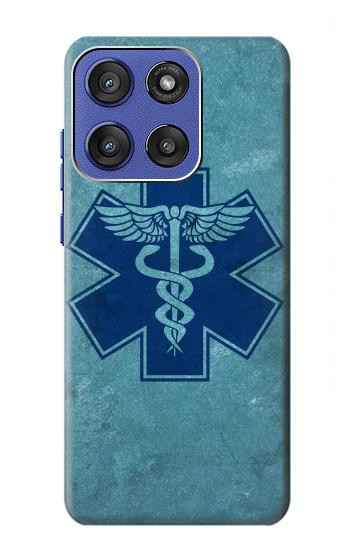 S3824 Caduceus Medical Symbol Case For Motorola Moto G Stylus 5G (2025,2026), Edge 60 Stylus