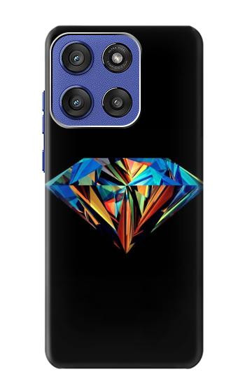S3842 Abstract Colorful Diamond Case For Motorola Moto G Stylus 5G (2025,2026), Edge 60 Stylus