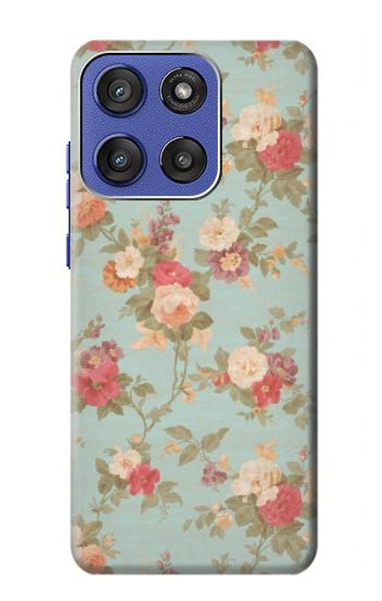 S3910 Vintage Rose Case For Motorola Moto G Stylus 5G (2025), Edge 60 Stylus