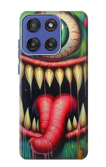 S4000 Monster Graffiti Wall Art Case For Motorola Moto G Stylus 5G (2025,2026), Edge 60 Stylus