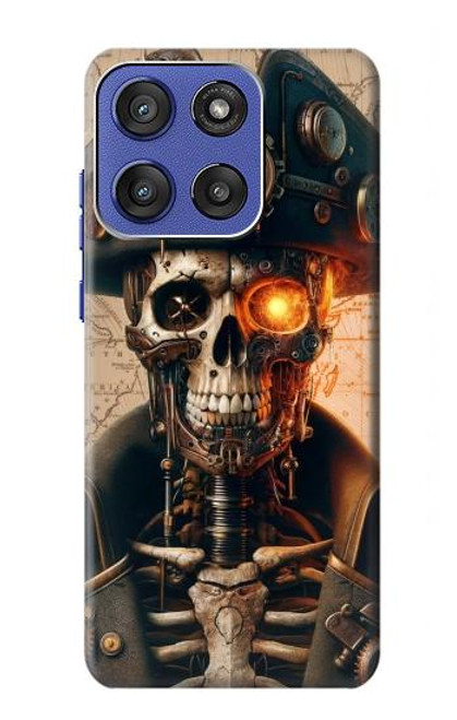 S4018 Steampunk Pirate Skull Case For Motorola Moto G Stylus 5G (2025), Edge 60 Stylus