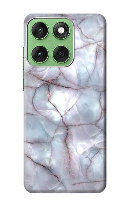 S2316 Dark Blue Marble Texture Graphic Print Case For Motorola Edge 60