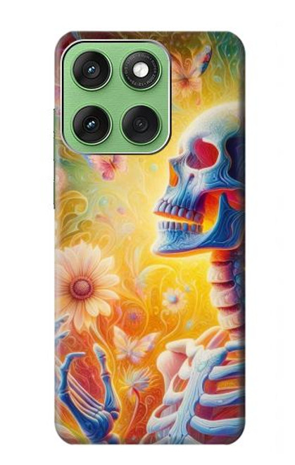 S3976 Colorful Skeleton Case For Motorola Edge 60